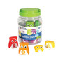 Learning Resources Snap-n-Learn Owls, Assorted Colors, 20 Pieces/Set (LER 6711)