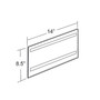 Azar® 8 1/2" x 14" Horizontal Wall Mount Acrylic Sign Holder With Adhesive Tape, Clear, 10/Pack (65dd593de8837636b11d3bcc_ud)