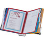DURABLE Desktop Reference System, 10 Double-Sided Panels, Letter-Size, Assorted Colors, SHERPA Design (554200)