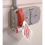 Accuform STOPOUT Universal Blockout Wall Switch Lockout, Red (KDD139)