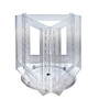 Azar® 11 1/2" x 9" Letter Size 3-Pocket Revolving Modular Crystal Styrene Brochure Holder, 1/Ea (65dd59b9e8837636b11d41b4_ud)