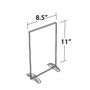 Azar® 11" x 8 1/2" Vertical/Horizontal Dual-Stand Acrylic Sign Holder, 10/Pack (65dd59e7e8837636b11d43a6_ud)