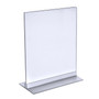 Azar® 12" x 9" Vertical/Horizontal T-Strip Acrylic Sign Holder, 10/Pack (65dd59e8e8837636b11d43ac_ud)
