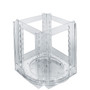 Azar® 11 1/2" x 9" Letter Size 4-Pocket Revolving Modular Crystal Styrene Brochure Holder (65dd5a22e8837636b11d44e2_ud)