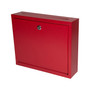 AdirOffice Multipurpose Mailbox Drop Box with Suggestion Cards, Large, Red (631-03-RED-PKG)