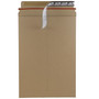 JAM Paper® Stay-Flat Photo Mailer Stiff Envelopes with Self-Adhesive Closure, 6 x 8, Brown Kraft, Sold Individually (8866640)