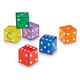 Learning Resources Jumbo Dice in Dice Jumbo Size Set, 12 Pieces (LER7699)