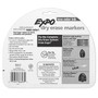 Expo Low Oder Dry Erase Markers, Fine Tip, Assorted Inks, 12/Pack (SAN86603)