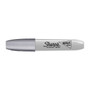 Sharpie Permanent Markers, Chisel Tip, Silver Metallic, 12/Pack (2089638)