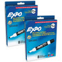 EXPO Low-Odor Dry Erase Markers, Chisel Tip, Assorted Colors, 8 Per Pack, 2 Packs (SAN80078-2)