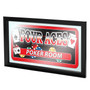 Trademark 15" x 26" x 3/4" Wooden Framed Mirror, Four Aces Poker Room (65dd6119e8837636b11d8bc1_ud)