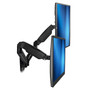 Mount-It! Dual Arm Monitor Wall Mount for 19" to 27" Displays, Black (MI-766)