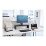 Fellowes Designer Suites Desk Shelf, Holds Up to 30 lbs., Black (8038801)