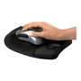 Fellowes Memory Foam Mouse Pad/Wrist Rest Combo, Non-Skid Base, Black (FEL9176501)