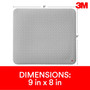 3M™ Precise™ Mouse Pad Enhances the Precision of Optical Mice, Non-Skid, Foam Back, 9" x 8", Bitmap, (MP114-BSD1)