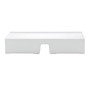 Poppin Non-Adjustable Monitor Riser, White (102092)