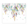 OTM Essentials Hipster Prints Dream Catcher Print on White Mouse Pad (OP-MPV1WM-HIP-09)
