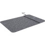 Allsop PowerTrack Non-Skid Wireless Charging Mouse Pad, Gray (32192)