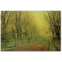 Trademark Global John Atkinson Grimshaw "In the Golden Glow of Autumn" Canvas Art, 16" x 24" (65dd6685e8837636b11dbfa8_ud)