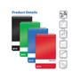 Better Office Memo Pads, 3" x 5", College-Ruled, Assorted Colors, 60 Sheets/Pad, 24 Pads/Pack (25924-24PK)