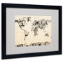 Michael Tompsett 'Old Clocks World Map' Matted Framed Art - 11x14 Inches - Wood Frame (65dd6715e8837636b11dc525_ud)