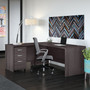 Bush Business Furniture Studio C 72W x 30D L Shaped Desk with Mobile File Cabinet and 42W Return, Storm Gray (STC007SGSU)