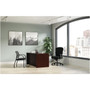 HON Mod 60"W Double-Pedestal Desk, Traditional Mahogany (HLPLDS6030BBFTM1)