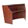 Regency Marque 72"W Curved Reception Desk Workstation, Cherry (77290CH)