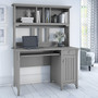 Bush Furniture Salinas 48"W x 23"D Computer Desk with Hutch, Cape Cod Gray (MY72308-03)