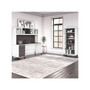 Bush Furniture Somerset 72" Computer Desk with Hutch and 5-Shelf Bookcase, Storm Gray/White (SET020SGWH)