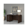 Bush Business Furniture Studio C 60" W Computer Desk with Mobile File Cabinet Bundle, Black Walnut (STC014BWSU)