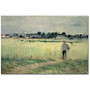 Trademark Global Berthe Morisot "In the Wheatfields at Gennefilliers, 1875" Canvas Art, 16" x 24" (65dd67b0e8837636b11dca83_ud)