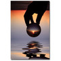 Trademark Global Beata Czyzowska Young "The World in his Hands" Canvas Art, 47" x 30" (65dd67b0e8837636b11dca88_ud)