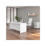 Bush Business Furniture Studio C 72"W L-Shaped Bow Front Desk with Mobile File Cabinet, White (STC067WHSU)