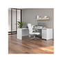 Bush Business Furniture Studio C 72"W L-Shaped Desk with Mobile File Cabinet, White (STC063WHSU)