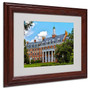 Trademark Fine Art 'Graduate School' 11" x 14" Wood Frame Art (65dd67e7e8837636b11dcc03_ud)
