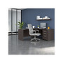 Bush Business Furniture Studio C 66"W L-Shaped Desk with 3-Drawer Mobile File Cabinet, Storm Gray (STC066SGSU)