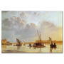 Trademark Global Albert Cuyp "Albert Cuyp' Boats on a River c. 1658" Canvas Art, 30" x 47" (65dd6840e8837636b11dce28_ud)