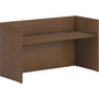 HON Mod 72" Reception Desk Shell, Sepia Walnut (HLPLRCPNDS7230.LSE1)