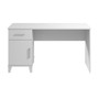 Bush Furniture Somerset 54"W Office Desk with Drawers, White (WC81954)