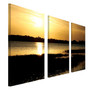 Trademark Fine Art 16" x 32" Wooden Frame Gallery Wrapped Canvas Art, Set/3 (65dd6868e8837636b11dcf04_ud)