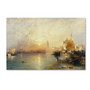 Trademark Fine Art 'Sunset Venice 1902' 16" x 24" Canvas Art (65dd69dee8837636b11dd653_ud)
