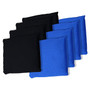 Trademark Games™ 5" x 5" Championship Cornhole Bean Bags, Black/Blue, 8/Set (65dd6ea6e8837636b11e096d_ud)