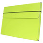 JAM Paper® Thin Portfolio File Carrying Case with Elastic Band, 9 1/4 x 1/2 x 12 1/2, Lime Green, Sold Individually (154528543)