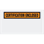 Tape Logic® "Certification Enclosed" Envelopes, 5 1/2" x 10", Orange, 1000/Case (PL439)