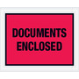 Tape Logic® "Documents Enclosed" Envelopes, 4 1/2" x 5 1/2", Red, 1000/Case (PL438)