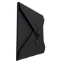 JAM Paper Kraft Button and String Tie Portfolio, Medium, 9 1/2 x 12 x 1/4, Black Recycled, Sold Individually (2011 202)