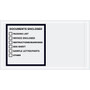 Tape Logic® Transportation Envelopes, "Documents Enclosed", 5 1/2" x 10", Printed Clear, 1000/Case (PL496)