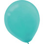 Amscan Solid Color Packaged Latex Balloons, 12", Robin's Egg Blue, 18/Pack, 15 Per Pack (113252.121)