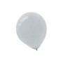Amscan Pearlized Latex Balloons Packaged, 12'', 3/Pack, Silver, 72 Per Pack (113251.18)